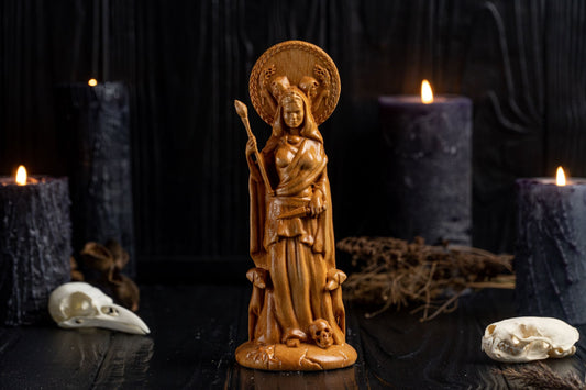 Carved Hecate Goddess