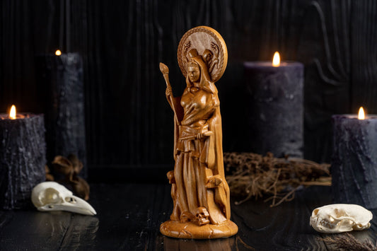 Carved Hecate Goddess