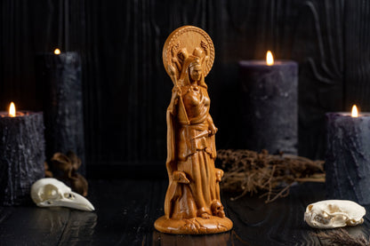 Carved Hecate Goddess