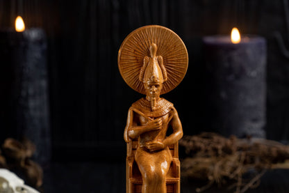Carved Osiris Statue