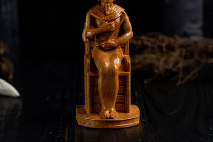 Carved Osiris Statue