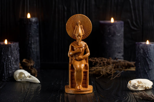 Carved Osiris Statue