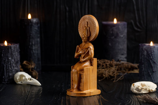 Carved Osiris Statue