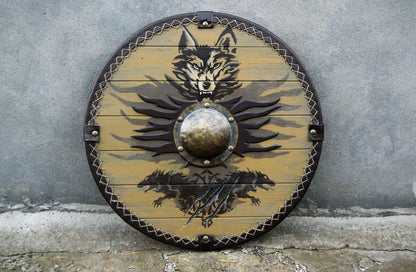 Round shield "Fenrir"