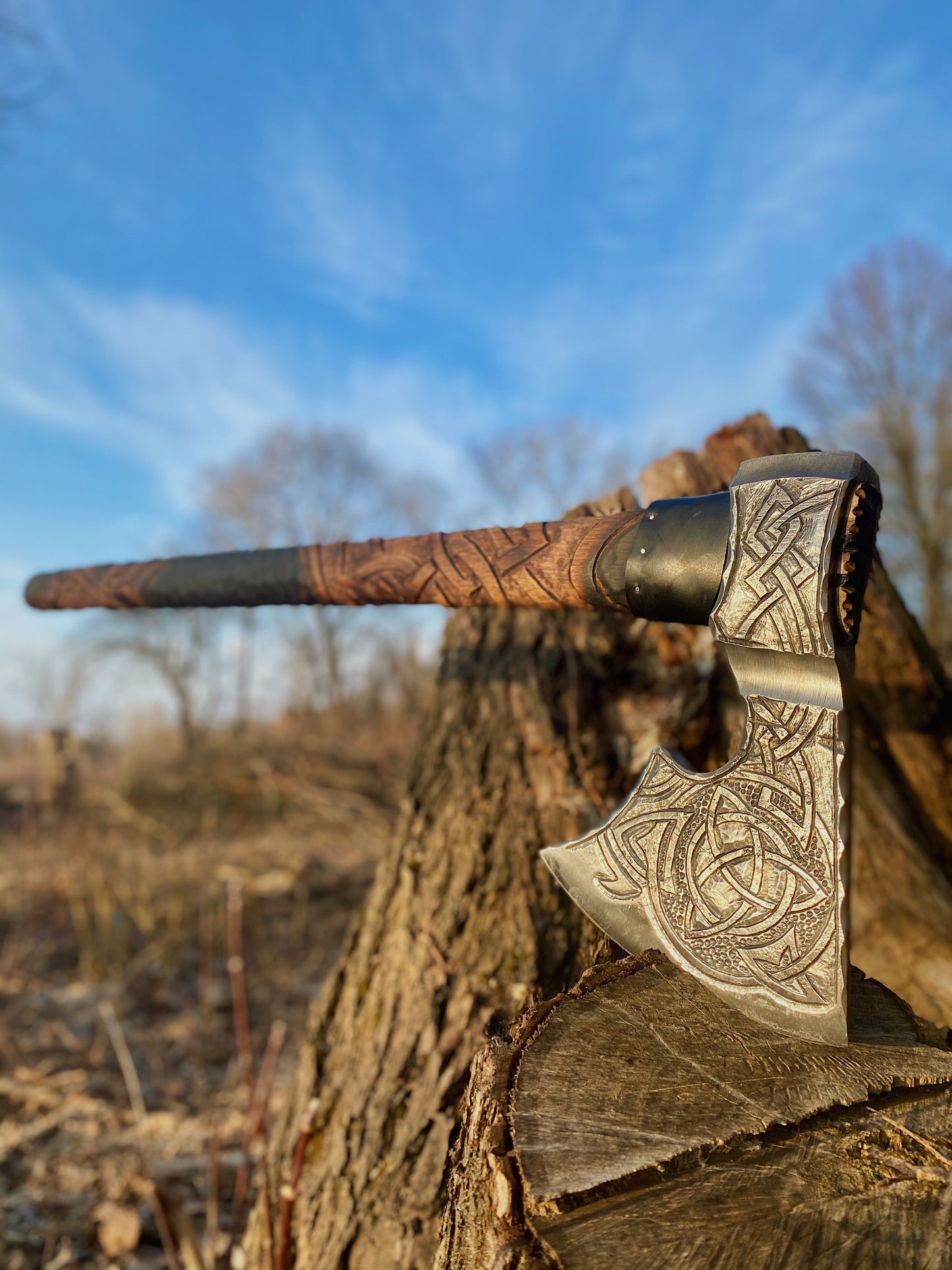 Large Engraved Axe