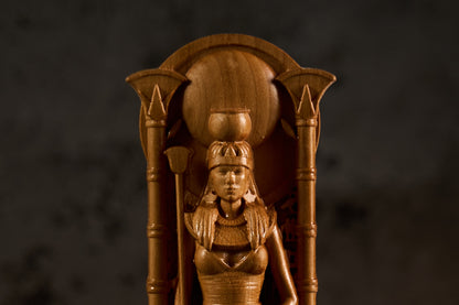 Oak Nut Egyptian statue