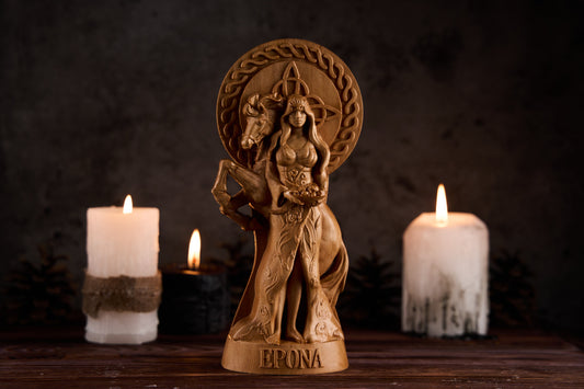 Oak Epona Celtic statue