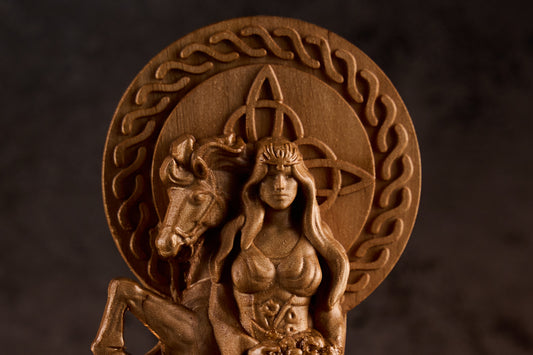 Oak Epona Celtic statue