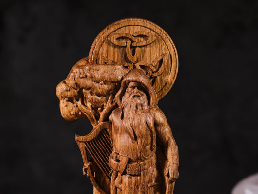 Oak Dagda Celtic statue