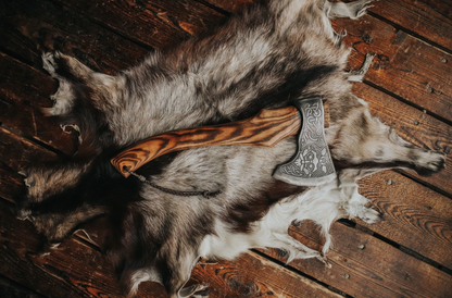 Viking axe - MASK of ODIN