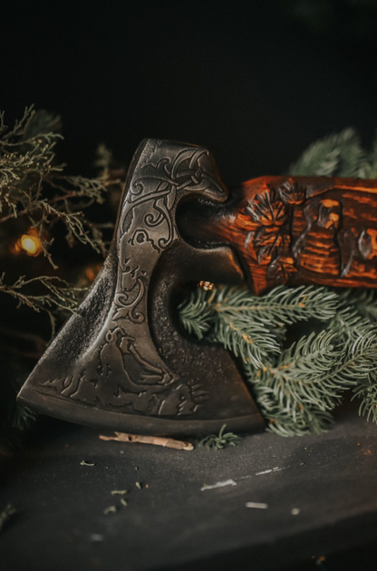 Hand forged axe - BEAR