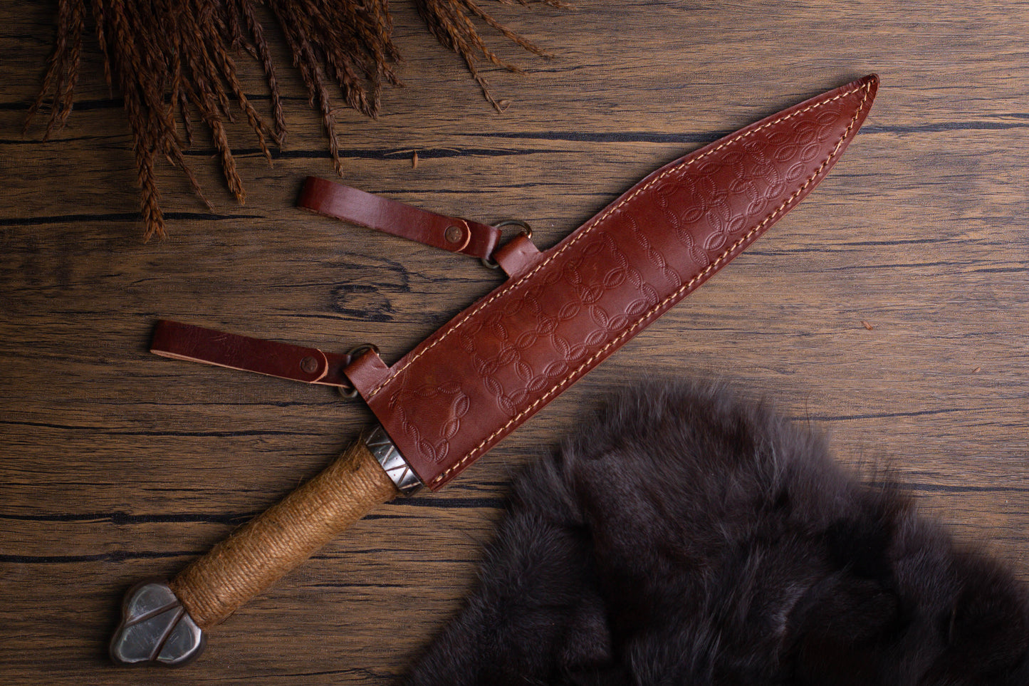 Long seax viking knife, 7 days delivery guarantee
