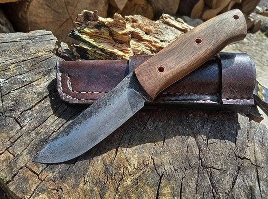 Forged engraved knife