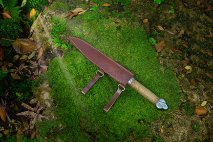 Long seax viking knife, 7 days delivery guarantee