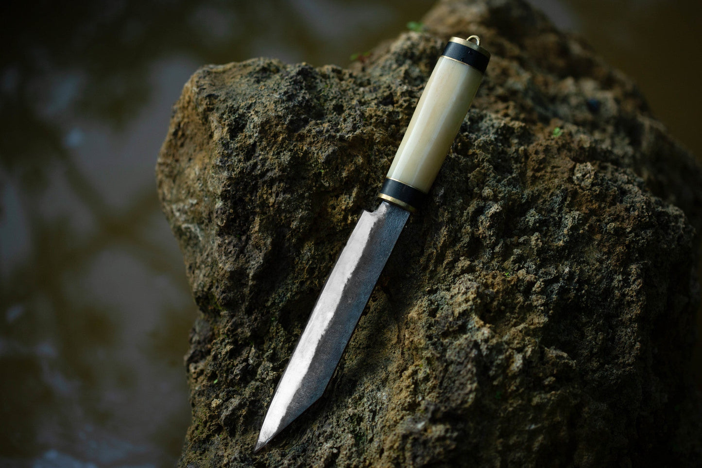 Bone handle large seax knife, 7 days delivery guarantee