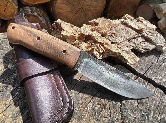 Forged engraved knife