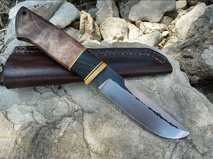 Forged engraved knife
