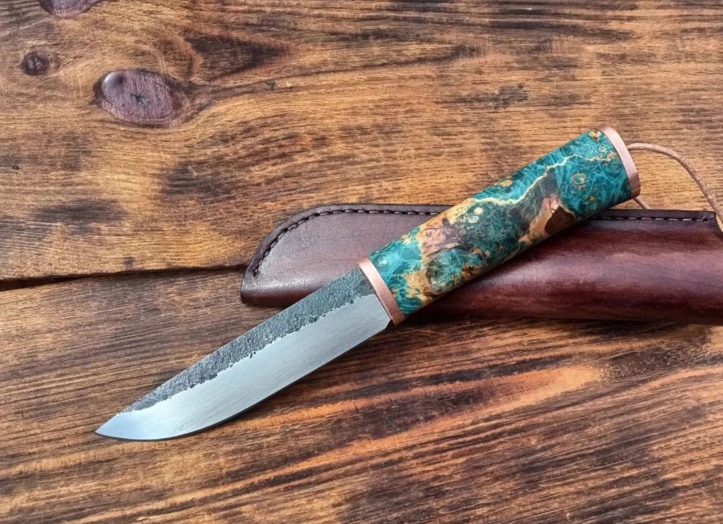 Engraved Yakutian Knife