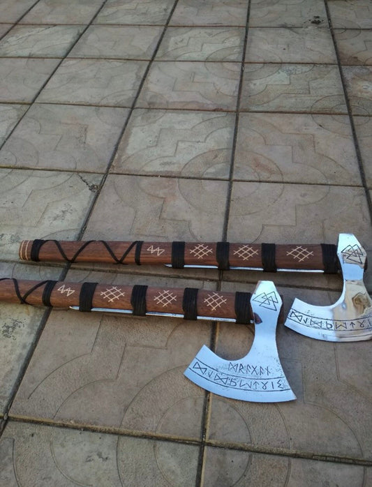 Scandinavian runic axe