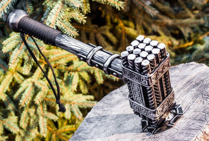 Forged Viking Hammer
