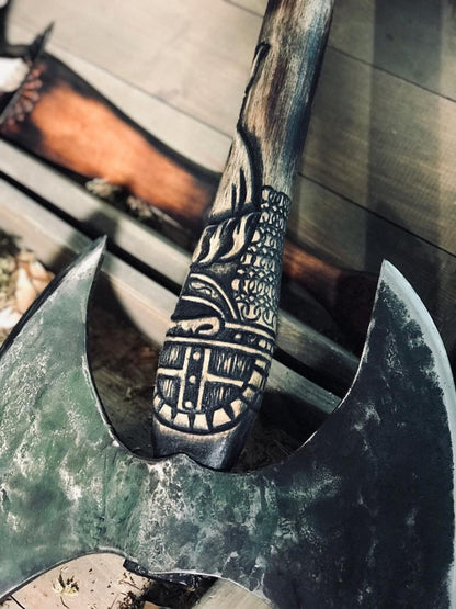 Large Odin Double Head Hatchet
