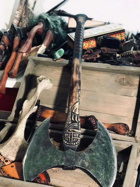 Large Odin Double Head Hatchet