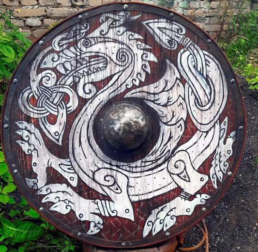 Handmade shield "The Dragon"