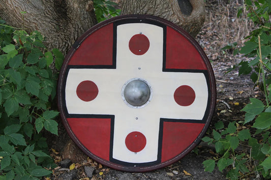 Round shield "Norman Cross"