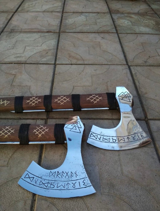 Scandinavian runic axe