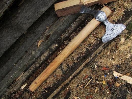 Medieval knight axe