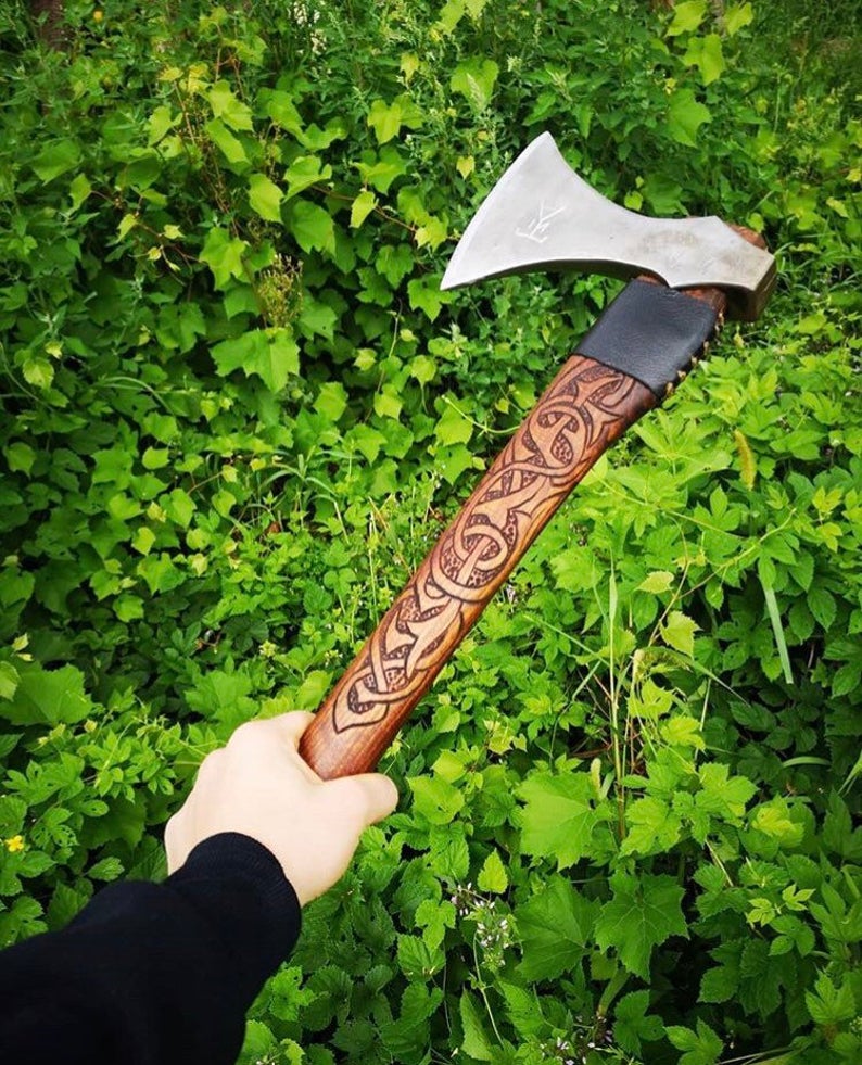 Jarl engarved axe with personalisation
