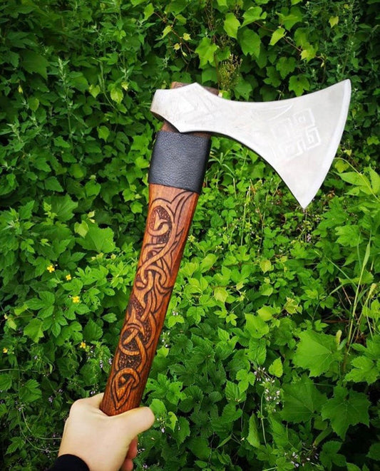 Jarl engarved axe with personalisation