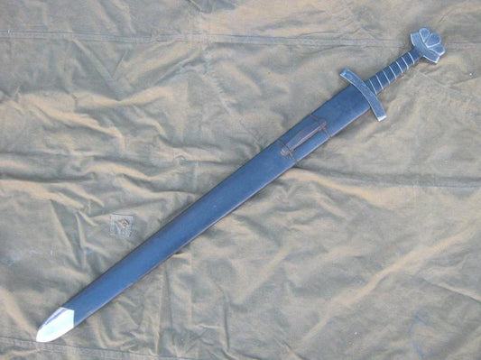 Forged medieval sword