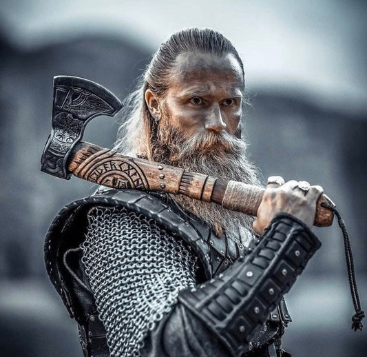 Hand forged axe - RAGNAR, 7 days delivery