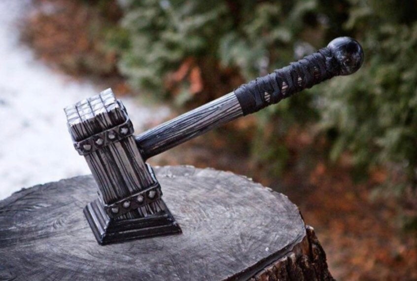 Hand forged hammer