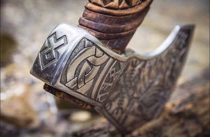 Hand forged axe - RAGNAR, 7 days delivery