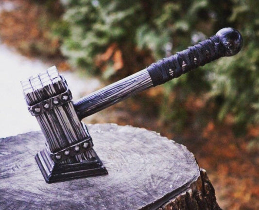 Hand forged hammer