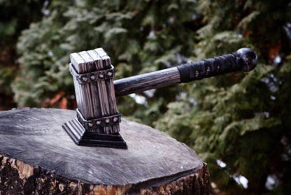 Hand forged hammer