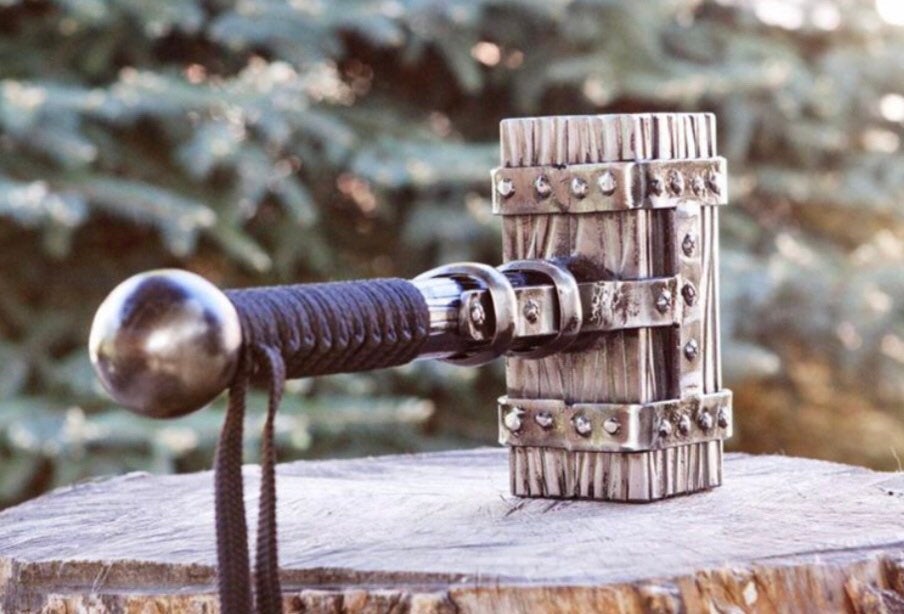 Hand forged hammer
