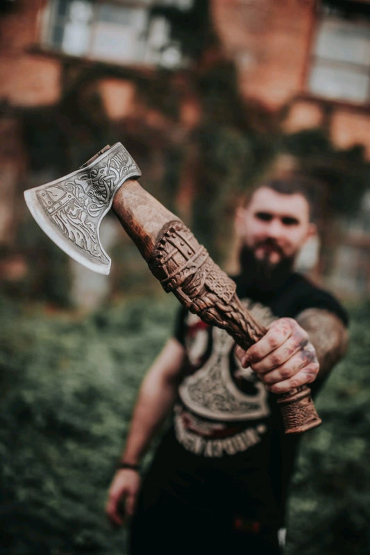 Hand forged axe - WARRIOR