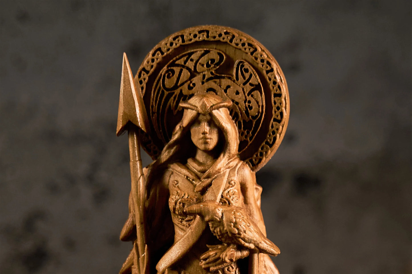 Oak Morrigan Celtic Statue