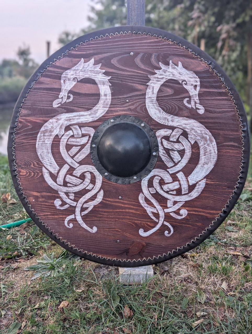 Jormungandr Viking shield