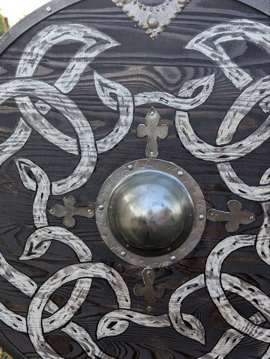Round Viking shield