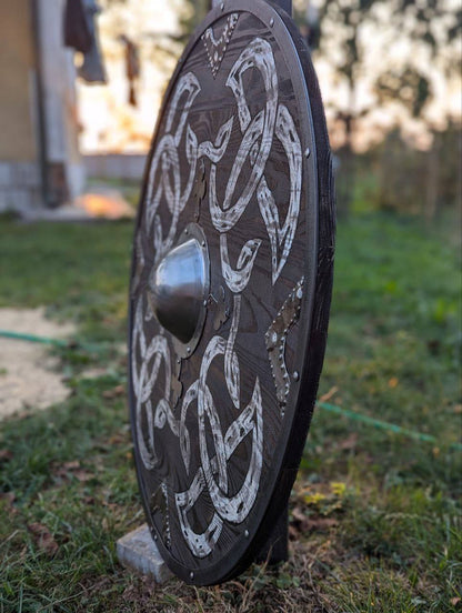 Round Viking shield