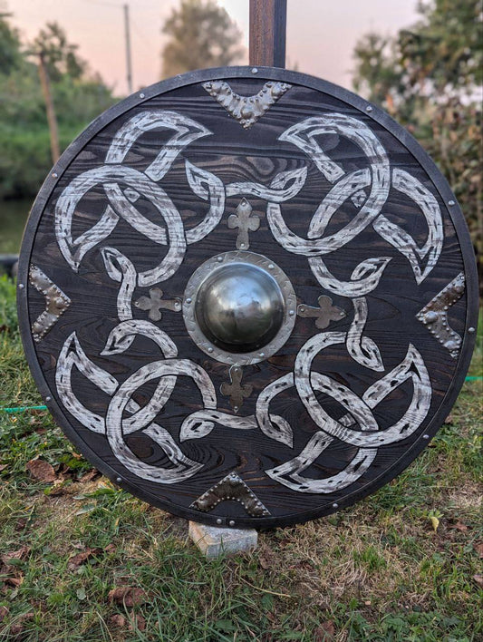 Round Viking shield